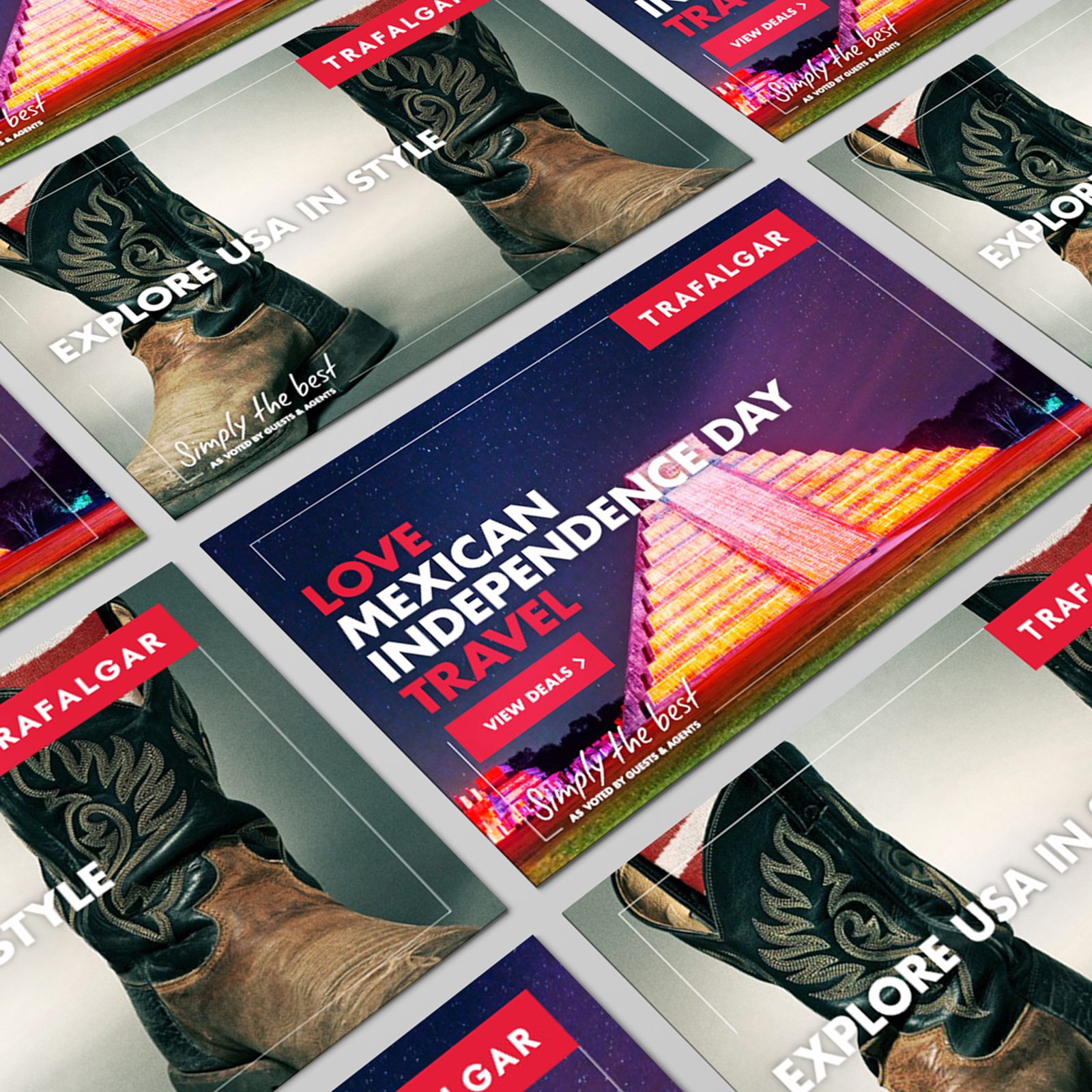 Trafalgar web banners
